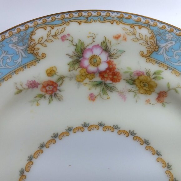 Noritake Blue Dawn Bread & Butter Plates Vintage Porcelain Transferware 6 3/8 in - Picture 10 of 11
